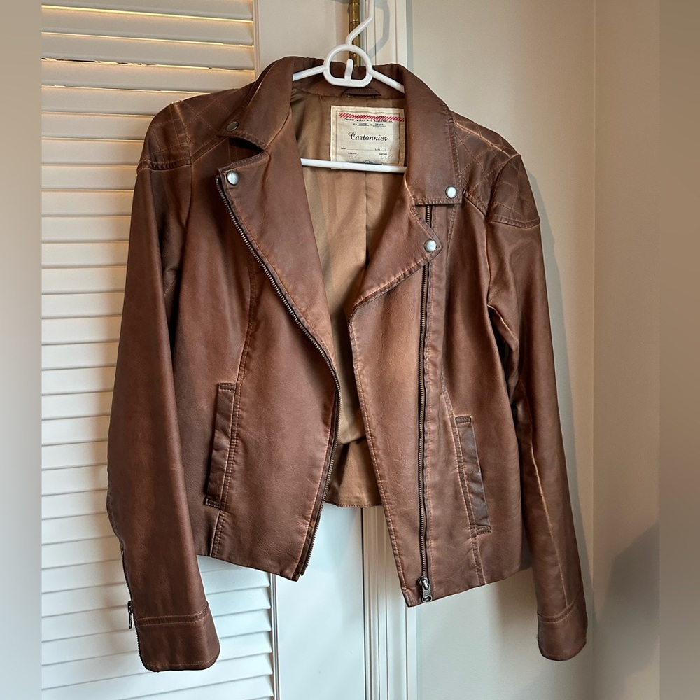 Anthropologie Cartonnier leather jacket
